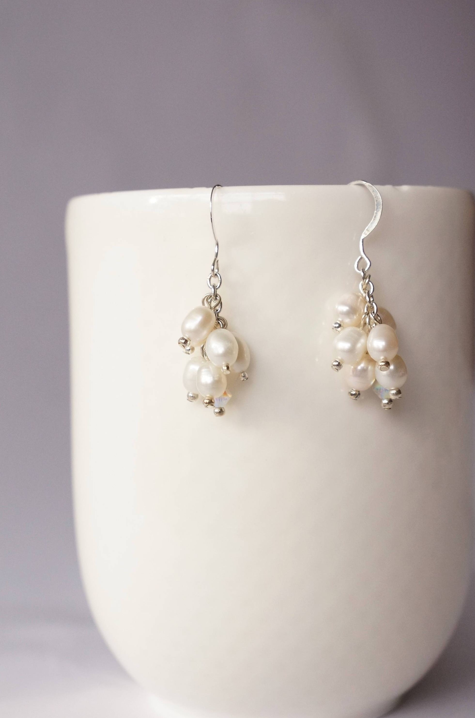FRESHWATER Pearl Earrings For Bridesmaids, Boho Bride, Bridesmaid Gift Idea, Mom Birthday Gift For Her, Best Selling Items, Best Selling
