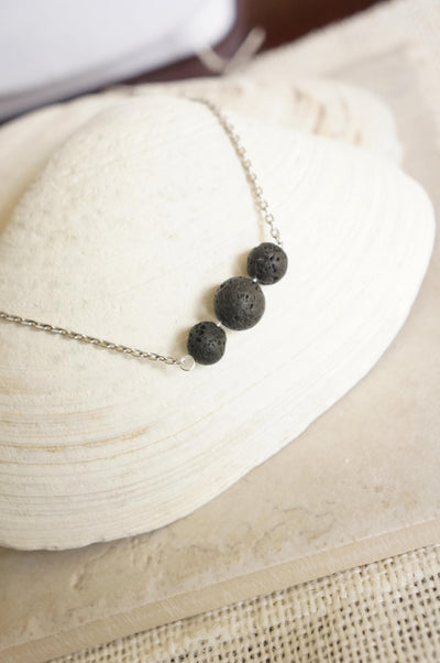 Essential Oil Diffuser Necklace, Lava Bead Necklace, Aromatherapy Necklace Diffuser Jewelry, Lava Bar Necklace For Women, Mom Birthday Gift