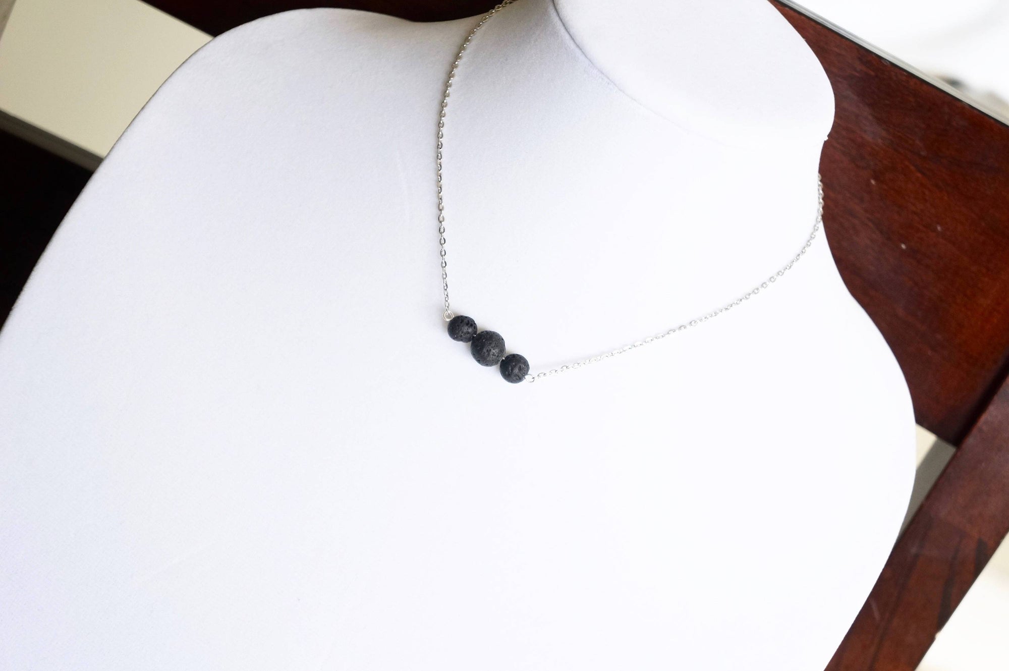 Essential Oil Diffuser Necklace, Lava Bead Necklace, Aromatherapy Necklace Diffuser Jewelry, Lava Bar Necklace For Women, Mom Birthday Gift